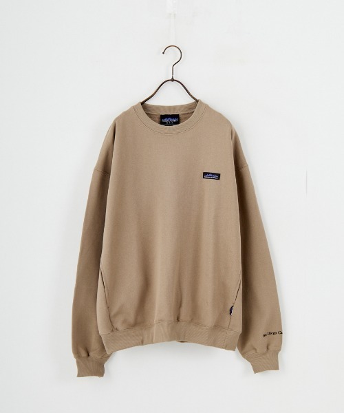 THOUSAND MILE（サウザンドマイル）の「[THOUSAND MILE/サウザンドマイル] 別注 ワンポイントロゴ クルーネックスウェット（スウェット・レディース・ブラック/ライトグレー/ベージュ/チャコールグレー・S/M/L/XL）」の14枚目の写真