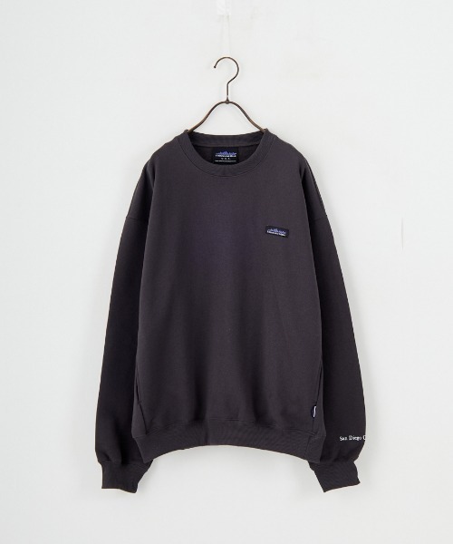 THOUSAND MILE（サウザンドマイル）の「[THOUSAND MILE/サウザンドマイル] 別注 ワンポイントロゴ クルーネックスウェット（スウェット・レディース・ブラック/ライトグレー/ベージュ/チャコールグレー・S/M/L/XL）」の13枚目の写真