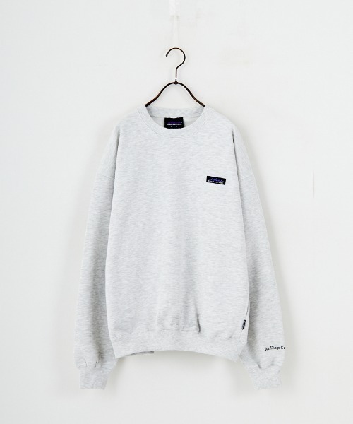 THOUSAND MILE（サウザンドマイル）の「[THOUSAND MILE/サウザンドマイル] 別注 ワンポイントロゴ クルーネックスウェット（スウェット・レディース・ブラック/ライトグレー/ベージュ/チャコールグレー・S/M/L/XL）」の17枚目の写真