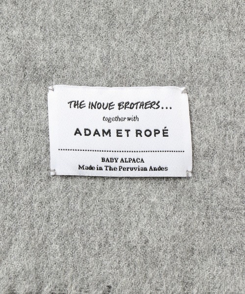 THE INOUE BROTHERS（ザイノウエブラザーズ）の「【THE INOUE BROTHERS...together with ADAM ET ROPE'】EX Brushed Scarf（マフラー・メンズ・グレー/ブルー/ブラック/ダークラベンダー/キナリ/ネイビー/オレンジ/ライトグレー/ダークブラウン/キャメル/レッド・FREE）」の15枚目の写真
