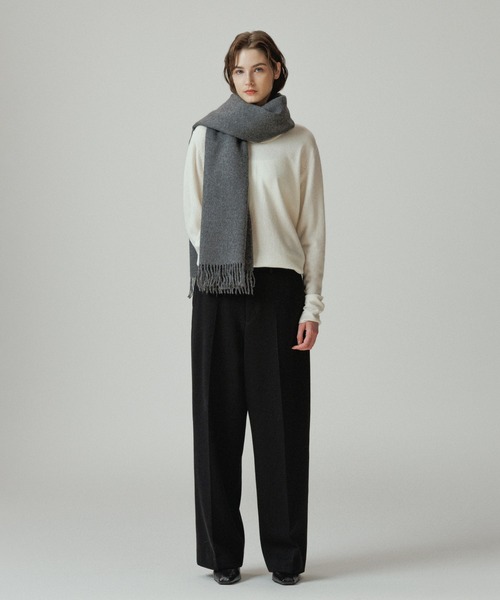 THE INOUE BROTHERStogether with ADAM ET ROPE'】EX Brushed Scarf