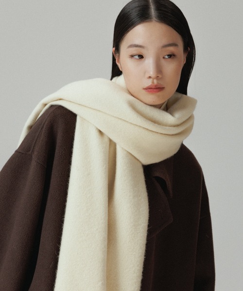 THE INOUE BROTHERStogether with ADAM ET ROPE'】EX Brushed Scarf