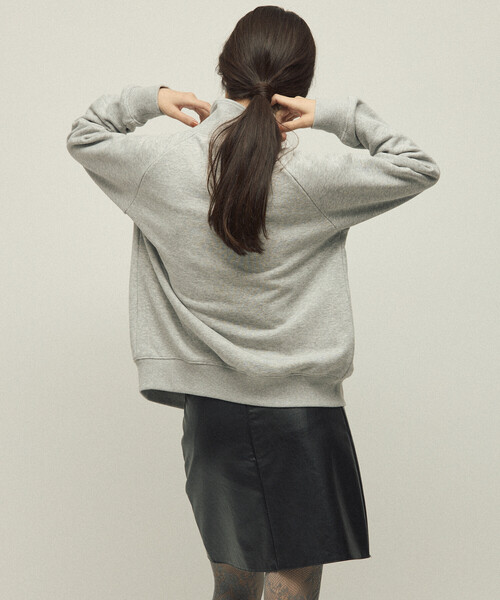 FREAK'S STORE（フリークスストア）の「MA Firsthand/マ ファーストハンド MA ベーシックロゴ刺繍 トラックジャケット / 裏毛スウェット（カーディガン/ボレロ・レディース・ブラウン/レッド/チャコールグレー/グレー・ﾌﾘ-）」の11枚目の写真