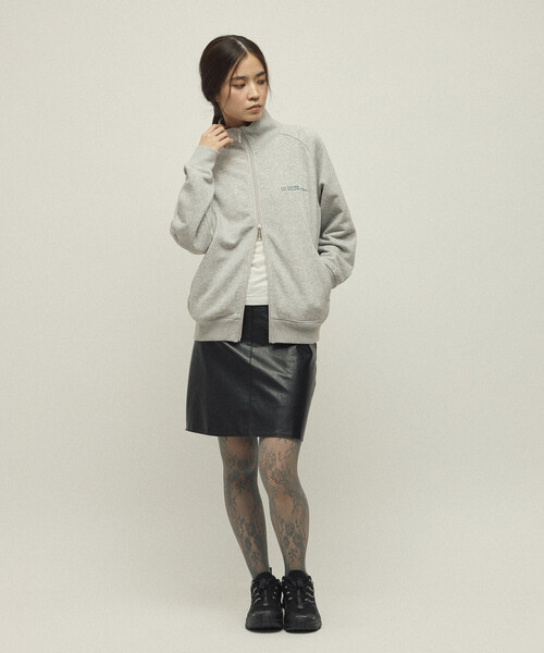 FREAK'S STORE（フリークスストア）の「MA Firsthand/マ ファーストハンド MA ベーシックロゴ刺繍 トラックジャケット / 裏毛スウェット（カーディガン/ボレロ・レディース・ブラウン/レッド/チャコールグレー/グレー・ﾌﾘ-）」の15枚目の写真