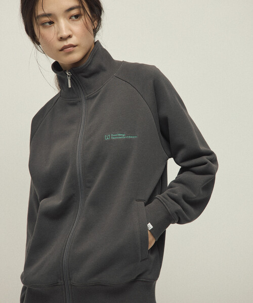 FREAK'S STORE（フリークスストア）の「MA Firsthand/マ ファーストハンド MA ベーシックロゴ刺繍 トラックジャケット / 裏毛スウェット（カーディガン/ボレロ・レディース・ブラウン/レッド/チャコールグレー/グレー・ﾌﾘ-）」の18枚目の写真