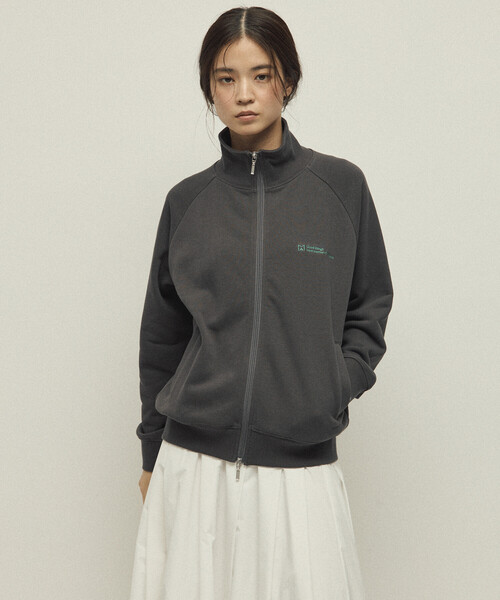 FREAK'S STORE（フリークスストア）の「MA Firsthand/マ ファーストハンド MA ベーシックロゴ刺繍 トラックジャケット / 裏毛スウェット（カーディガン/ボレロ・レディース・ブラウン/レッド/チャコールグレー/グレー・ﾌﾘ-）」の20枚目の写真