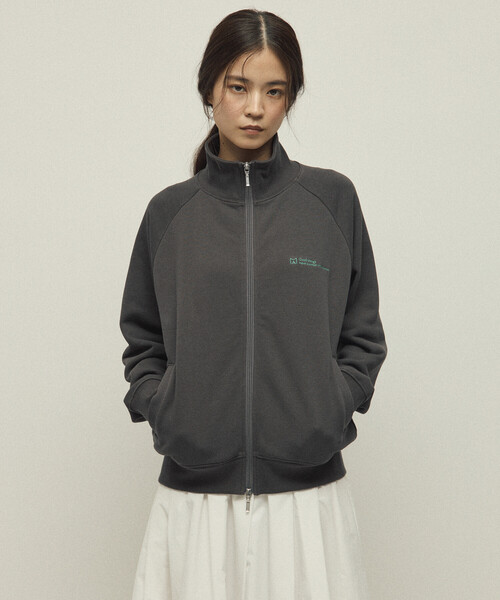 FREAK'S STORE（フリークスストア）の「MA Firsthand/マ ファーストハンド MA ベーシックロゴ刺繍 トラックジャケット / 裏毛スウェット（カーディガン/ボレロ・レディース・ブラウン/レッド/チャコールグレー/グレー・ﾌﾘ-）」の21枚目の写真