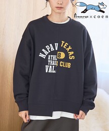 【PENNEYS（ぺニーズ）別注】 リメイク風切り替え裏毛スウェット