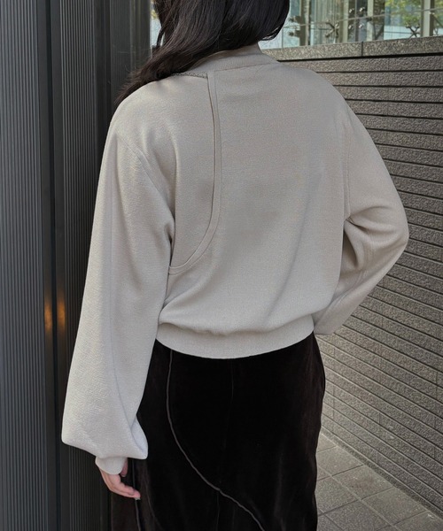 &g'aime（アンジェム）の「【&g'aime】チェーンデザインニット　Chain Design Knit（ニット/セーター・レディース・ブラック/アイボリー/ブルー・FREE）」の18枚目の写真
