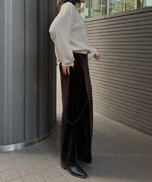 &g'aime（アンジェム）の「【&g'aime】チェーンデザインニット　Chain Design Knit（ニット/セーター・レディース・ブラック/アイボリー/ブルー・FREE）」の20枚目の写真