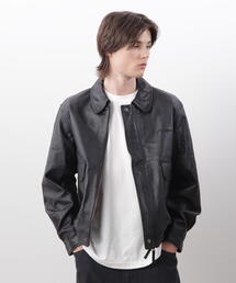 BEAVER（ビーバー）の「MANASTASH/マナスタッシュ/LEATHER MOTOR BLOUSON（ブルゾン）」