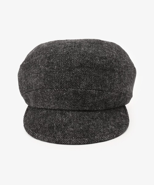 Afternoon Tea（アフタヌーンティー）の「ヘリンボーンキャスケット（キャスケット・レディース・ブラック/ライトグレー・ONE SIZE）」の6枚目の写真