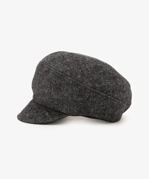 Afternoon Tea（アフタヌーンティー）の「ヘリンボーンキャスケット（キャスケット・レディース・ブラック/ライトグレー・ONE SIZE）」の8枚目の写真