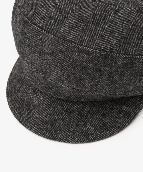 Afternoon Tea（アフタヌーンティー）の「ヘリンボーンキャスケット（キャスケット・レディース・ブラック/ライトグレー・ONE SIZE）」の9枚目の写真