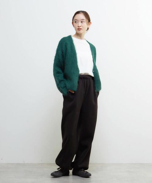 Lourmarin(ルールマラン)の「ロングシャギーショートカーディガン(カーディガン/ボレロ・レディース・グレー/ライトグレー/モスグリーン/ブラウン・FREE)」の6枚目の写真