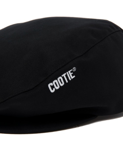 COOTIE PRODUCTIONS（クーティープロダクションズ）の「Brushed Twill Hunting Cap（ハンチング/ベレー帽・メンズ・ブラック・FREE）」の4枚目の写真