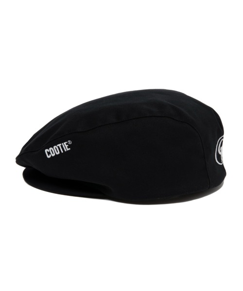 COOTIE PRODUCTIONS（クーティープロダクションズ）の「Brushed Twill Hunting Cap（ハンチング/ベレー帽・メンズ・ブラック・FREE）」の3枚目の写真