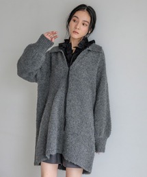 LOWRYS FARM | スキッパーニットミニワンピース　 606926(ワンピース)