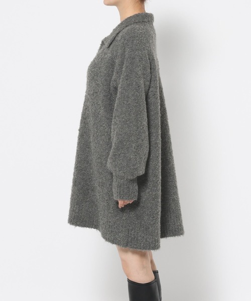 LOWRYS FARM（ローリーズファーム）の「スキッパーニットミニワンピース　 606926（ワンピース・レディース・アイボリー/チャコールグレー/ブラウン・FREE）」の19枚目の写真