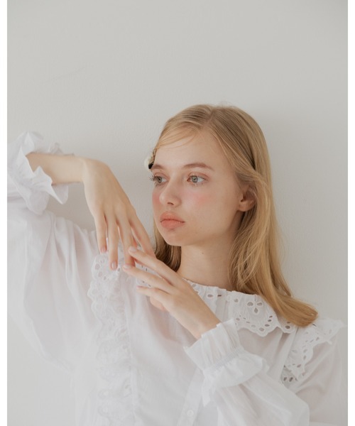 April Jane（エイプリルジェーン）の「ヴィンテージレースブラウス（シャツ/ブラウス・レディース・ピンク/ホワイト・FREE）」の19枚目の写真