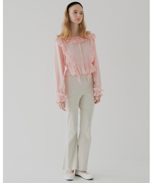 April Jane（エイプリルジェーン）の「ヴィンテージレースブラウス（シャツ/ブラウス・レディース・ピンク/ホワイト・FREE）」の11枚目の写真