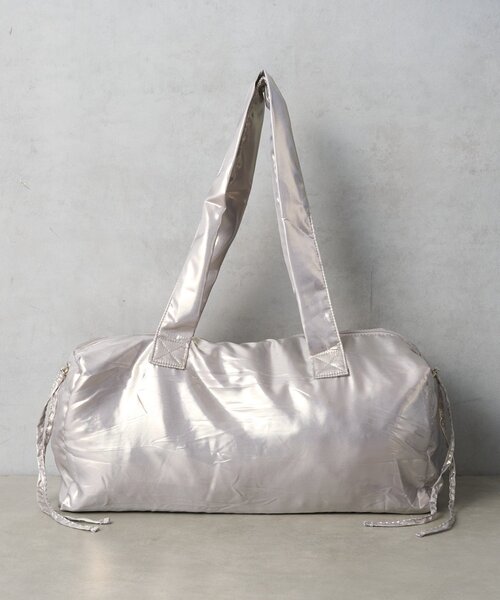 BIRTHDAY BAR（バースデイバー）の「【EARTHMADE】WIDE ZIP BAG　ワイドジップバッグ（トートバッグ・レディース・ブラック/サックスブルー/シルバー/カーキ・0）」の5枚目の写真