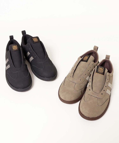 Bleu Bleuet（ブルーブルーエ）の「ひもなしラインスニーカー（スニーカー・レディース・ブラック/ベージュ系その他・L/M）」の8枚目の写真