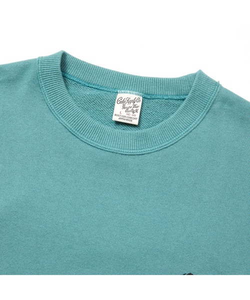 CALEE（キャリー）の「SYNDICATE RETRO WESTERN GIRL CREW NECK SW（スウェット・メンズ・チャコールグレー/ライトベージュ/ターコイズブルー・LARGE/MEDIUM）」の8枚目の写真