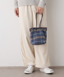 Dessin | 2WAYチェック巾着バッグ(ハンドバッグ)