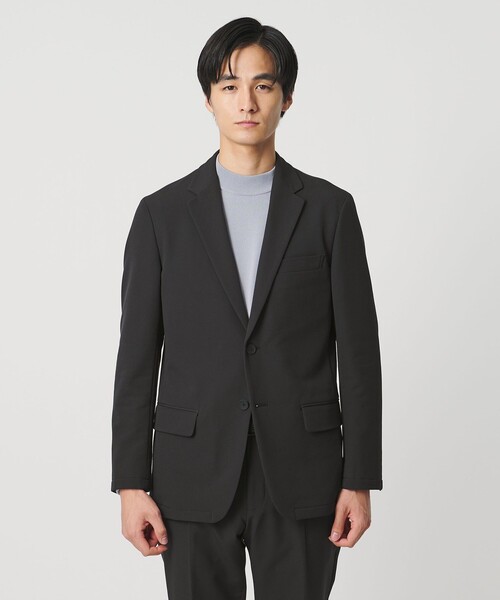 PERTEX バックブラッシュド シングル2ボタン テーラードジャケット UA