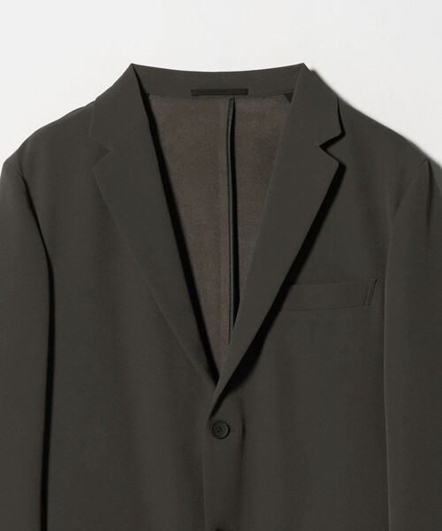 UNITED ARROWS（ユナイテッドアローズ）の「PERTEX バックブラッシュド シングル2ボタン テーラードジャケット UA COZY ウォッシャブル 2WAYストレッチ はっ水（テーラードジャケット・メンズ・ダークグリーン/ブラック・S/M/XL/XXL/L）」の6枚目の写真