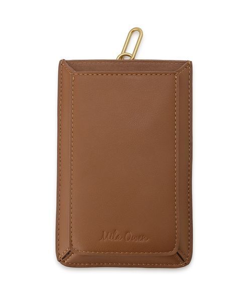 Mila Owen（ミラオーウェン）の「ショルダー付きトリプルバッグ（ショルダーバッグ・レディース・キャメル/ブラック・F）」の6枚目の写真