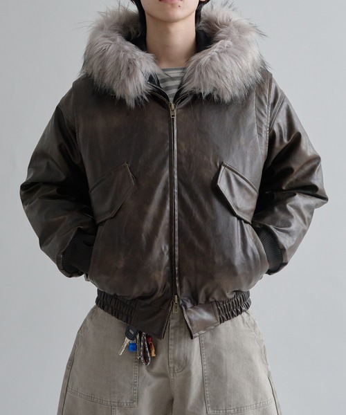 Structured Bomber Zip Jacket / ストラクチャーボンバージップ