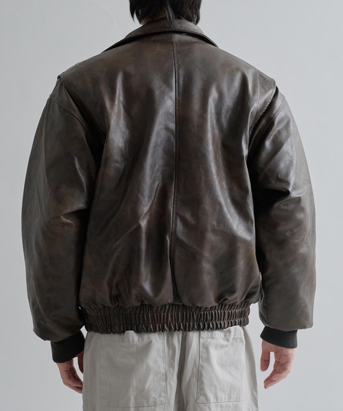 Structured Bomber Zip Jacket / ストラクチャーボンバージップ