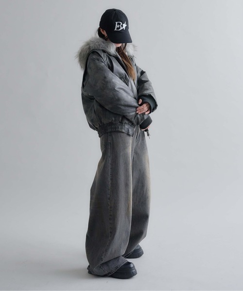 EPNK（イーピーエヌケー）の「Structured Bomber Zip Jacket / ストラクチャーボンバージップジャケット（ブルゾン・メンズ・ブラウン/ブラック・SMALL/MEDIUM/LARGE）」の18枚目の写真