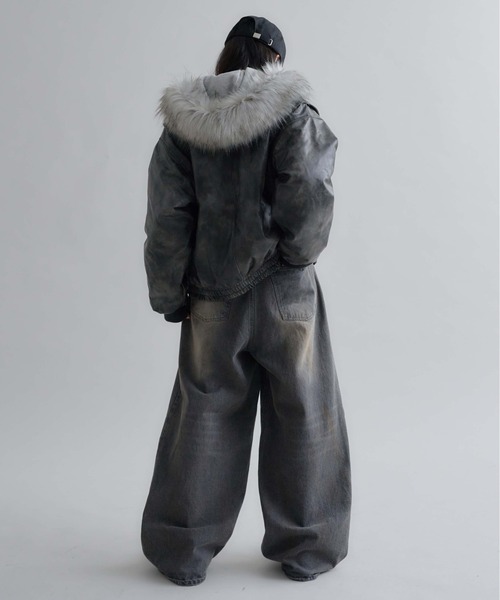 EPNK（イーピーエヌケー）の「Structured Bomber Zip Jacket / ストラクチャーボンバージップジャケット（ブルゾン・メンズ・ブラウン/ブラック・SMALL/MEDIUM/LARGE）」の19枚目の写真