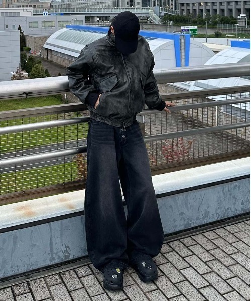 EPNK（イーピーエヌケー）の「Structured Bomber Zip Jacket / ストラクチャーボンバージップジャケット（ブルゾン・メンズ・ブラウン/ブラック・SMALL/MEDIUM/LARGE）」の14枚目の写真