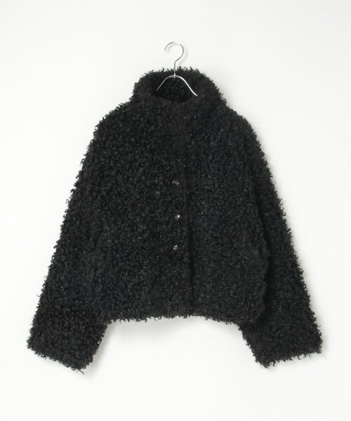 notch.(ノッチ)の「【 notch. by yui 】プードルファージャケット(ブルゾン・レディース・アイボリー/ブラウン/ベージュ/ブラック・M)」の3枚目の写真