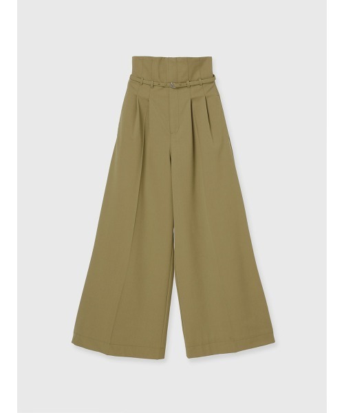 anuans(アニュアンス)の「ベルテッドハイウエストパンツ(スラックス・レディース・ライトベージュ/ベージュ・SMALL/MEDIUM)」の21枚目の写真