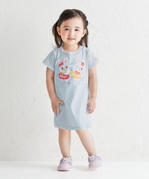 MIKI HOUSE（ミキハウス）の「うさこプチ刺繍入りカノコワンピース
