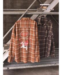 BETTY'S BLUE（べティーズブルー）の「エイミーちゃん チェックシャツ（シャツ/ブラウス）」