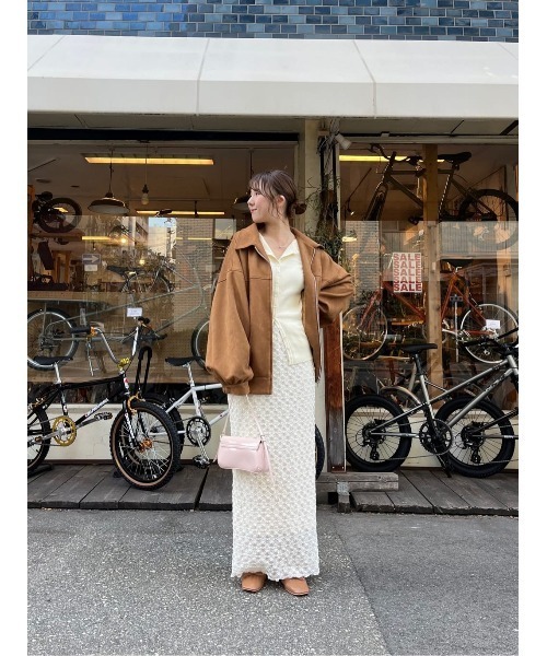 titivate(ティティベイト)の「メニー釦リブニットカーディガン(カーディガン/ボレロ・レディース・ダークグレー/ブルー/グリーン/ブラウン/ピンク/アイボリー・S/M/L)」の10枚目の写真