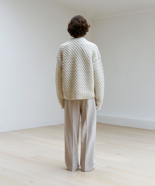 SIGNATURE（シグネチャ）の「ツーピンタックワイドスラックス[アイボリー]（スラックス・レディース・その他・MEDIUM/LARGE/X-LARGE/SMALL）」の12枚目の写真