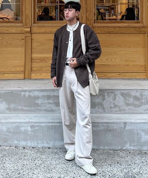 SIGNATURE（シグネチャ）の「ツーピンタックワイドスラックス[アイボリー]（スラックス・レディース・その他・MEDIUM/LARGE/X-LARGE/SMALL）」の15枚目の写真