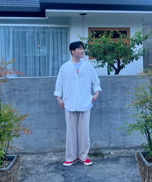 SIGNATURE（シグネチャ）の「ツーピンタックワイドスラックス[アイボリー]（スラックス・レディース・その他・MEDIUM/LARGE/X-LARGE/SMALL）」の17枚目の写真