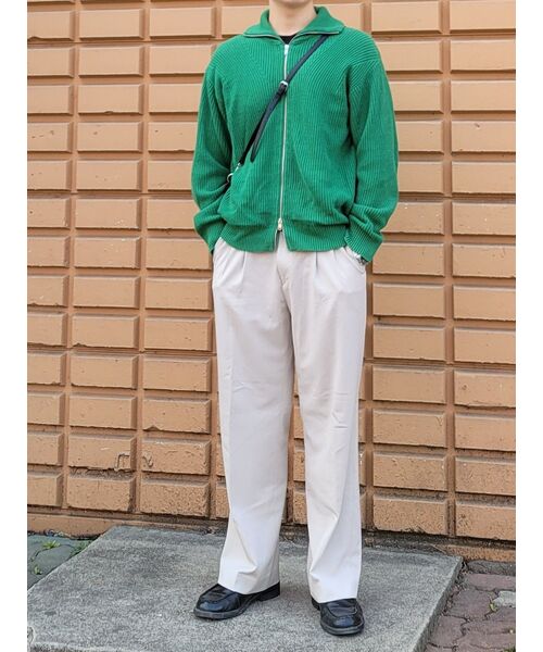 SIGNATURE（シグネチャ）の「ツーピンタックワイドスラックス[アイボリー]（スラックス・レディース・その他・MEDIUM/LARGE/X-LARGE/SMALL）」の22枚目の写真
