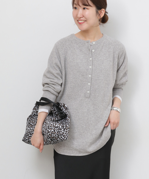 追加》ウールミックス2WAYビッグプルオーバー（ニット/セーター