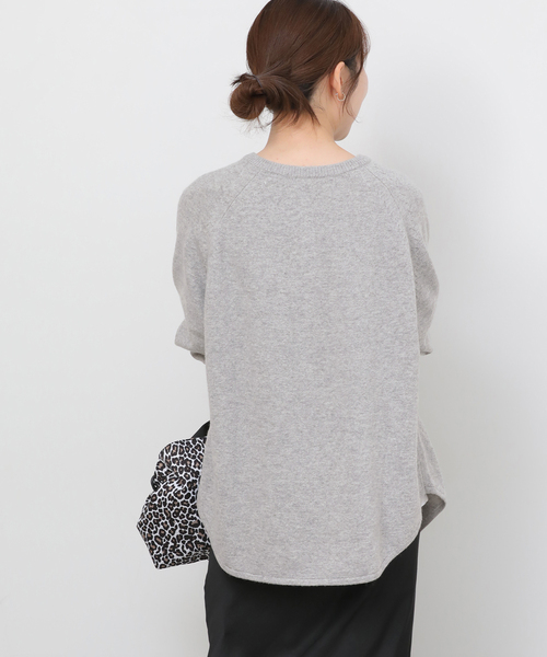 追加》ウールミックス2WAYビッグプルオーバー（ニット/セーター