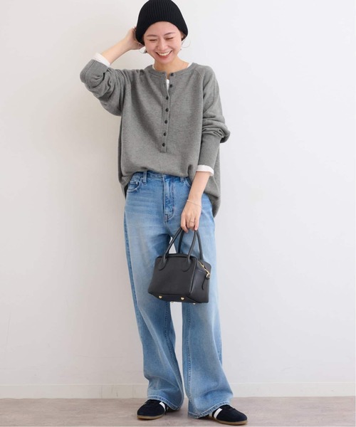 JOURNAL STANDARD relume(ジャーナルスタンダード レリューム)の「《追加》ウールミックス2WAYビッグプルオーバー(ニット/セーター・レディース・グレー系その他/ライトグレー/レッド・FREE)」の16枚目の写真