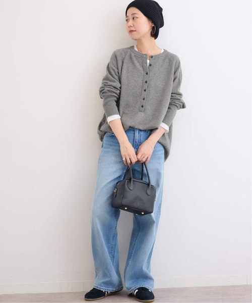 JOURNAL STANDARD relume(ジャーナルスタンダード レリューム)の「《追加》ウールミックス2WAYビッグプルオーバー(ニット/セーター・レディース・グレー系その他/ライトグレー/レッド・FREE)」の17枚目の写真